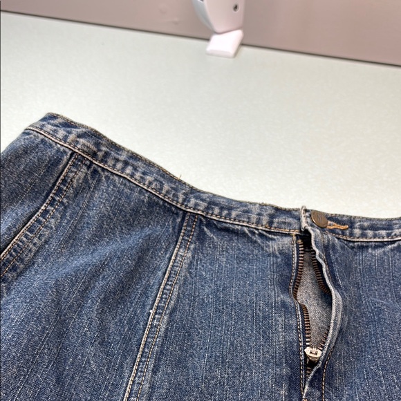 Denim Flared Skirt - Picture 3 of 6